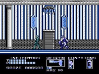 une photo d'Ã©cran de Robocop sur Nintendo Nes